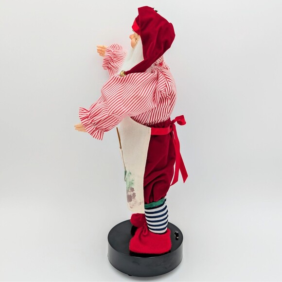 Vintage Motionette Santa Claus Animated Musical Christmas Figure 16" Taiwan ROC - Picture 7 of 11